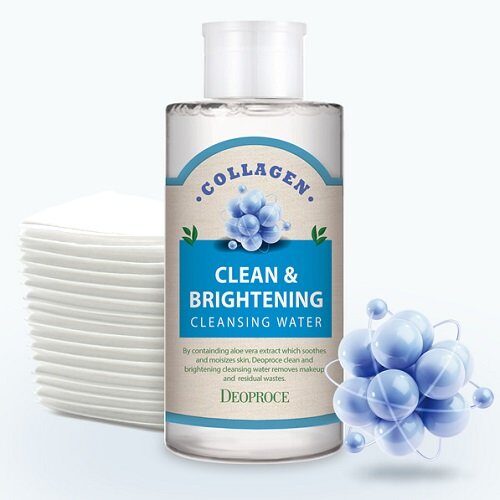 Очищающая вода с коллагеном — Deoproce Clean & Brightening Collagen ...