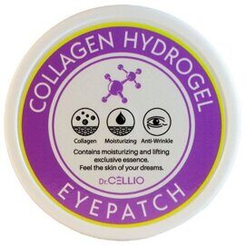 Гидрогелевые патчи для глаз с коллагеном Dr. Cellio Collagen Hydrogel Eye Patch, 60 шт