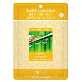 Тканевая маска с экстрактом слизи улитки MJ Care Snail Essence Mask