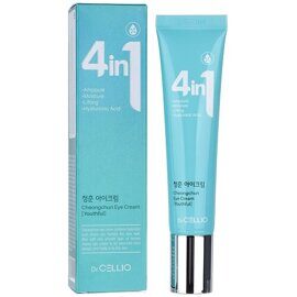 Крем для глаз с гиалуроновой кислотой Dr. Cellio G50 4 In 1 Cheongchun Hyaluronic Acid Eye Cream, 40 г