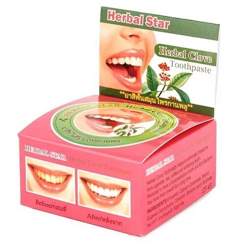 Травяная зубная паста с гвоздикой Herbal Star Herbal Clove Toothpaste 30g