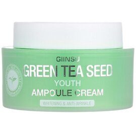 Крем для лица с зеленым чаем Giinsu Green Tea Seed Youth Ampoule Cream, 65 мл