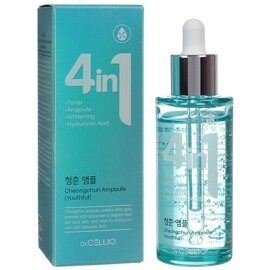 Сыворотка для лица с гиалуроновой кислотой Dr. Cellio G50 4 In 1 Cheongchun Hyaluronic Acid Ampoule, 50 мл