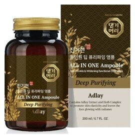 Сыворотка для лица с экстрактом бусенника All In One Deep Purifying Ampoule Adlay, 200 мл