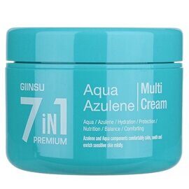 Крем для лица с азуленом Giinsu 7 in 1 Premium Aqua Azulene Cream, 90 мл