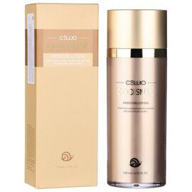 Лосьон для лица с золотом и муцином улитки Cellio Gold Snail Moisture Lotion, 140 мл