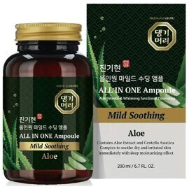 Сыворотка для лица с экстрактом алоэ All In One Mild Soothing Ampoule Aloe, 200 мл