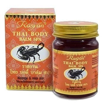 Тайский спа-бальзам для тела Скорпион Rasyan Thai Body Balm Spa 50g