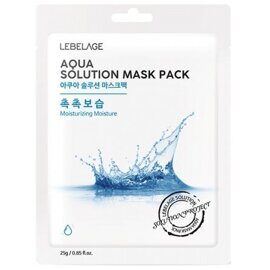 Тканевая маска с морской водой Lebelage Aqua Solution Mask Pack