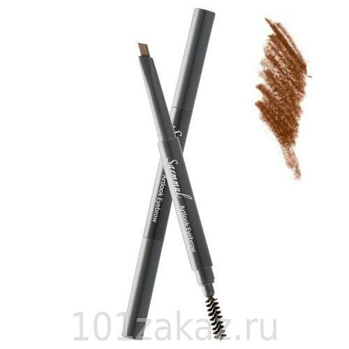 Карандаш для бровей коричневый — The Saem Saemmul Artlook Eyebrow 01 Brown