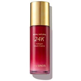 Эссенция для лица с 24К золотом и коллагеном The Saem Royal Natural 24K Collagen Cream Essence, 50 мл