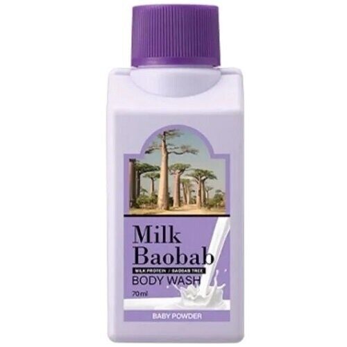 Гель для душа Milk Baobab Body Wash Baby Powder Travel Edition 70ml